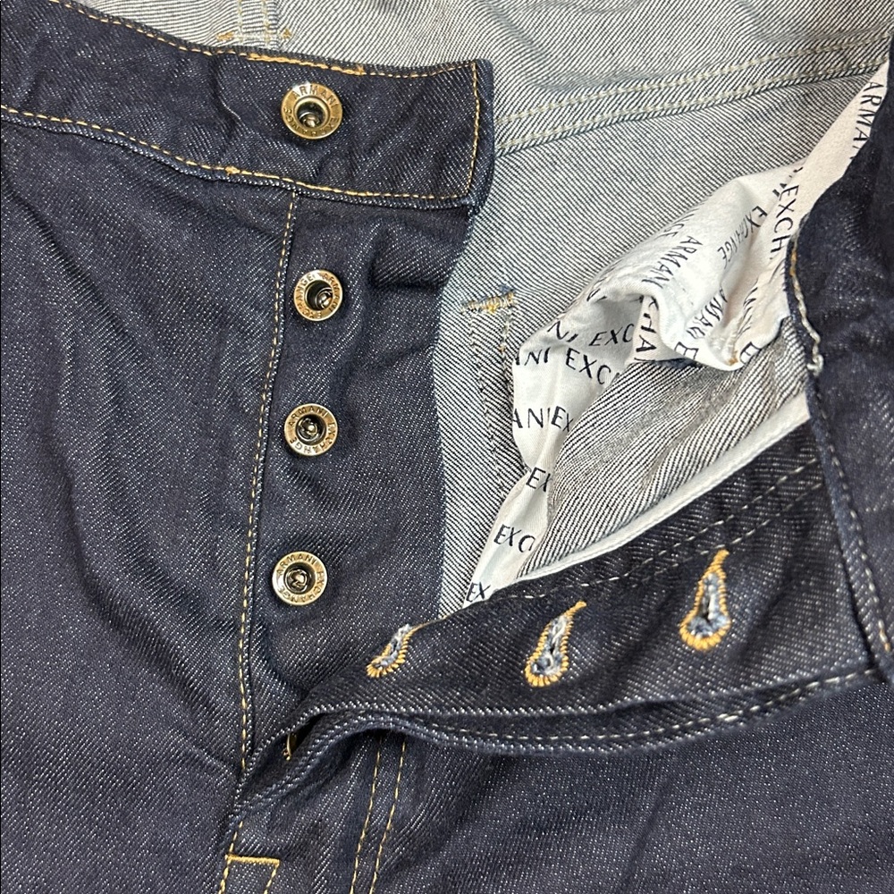 Armani Exchange Loose Tapered Jeans NWT - Picture 7 of 8